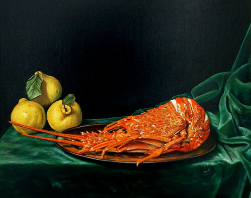 Still Life with Lobster and Quince